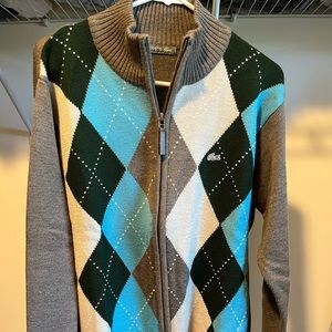 Lacoste zip-up sweater